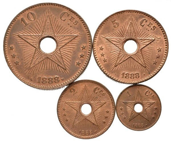 Congo Free State - Copper Centimes